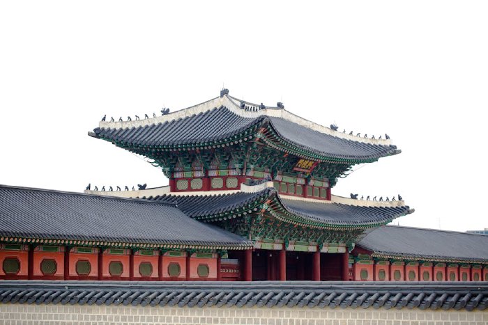 Традиционен корейски дворец в Сеул